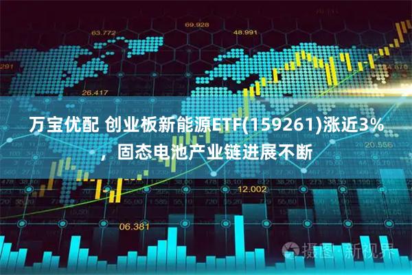 万宝优配 创业板新能源ETF(159261)涨近3%，固态电池产业链进展不断